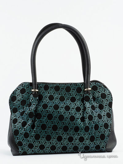 Сумка Blu Style, цвет черный, зеленый