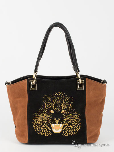 Сумка Blu Style, цвет черный/рыжий