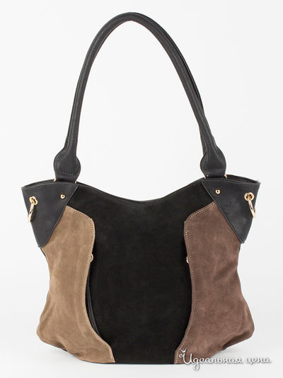 Сумка Blu Style, цвет черный, коричневый