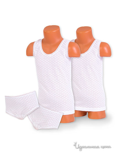 Комплект Апрель, цвет "Узоры" белый