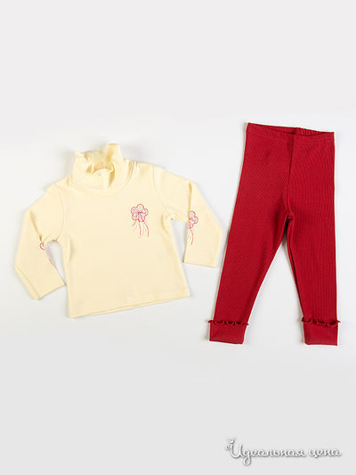 Комплект Апрель, цвет желтый+красный