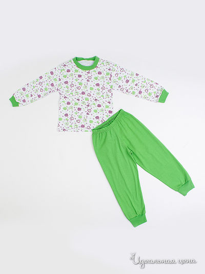 Пижама Апрель, цвет яблочки салат+салат