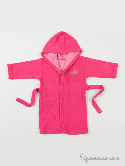 Халат Апрель, цвет малина Печать: Роза вышивка