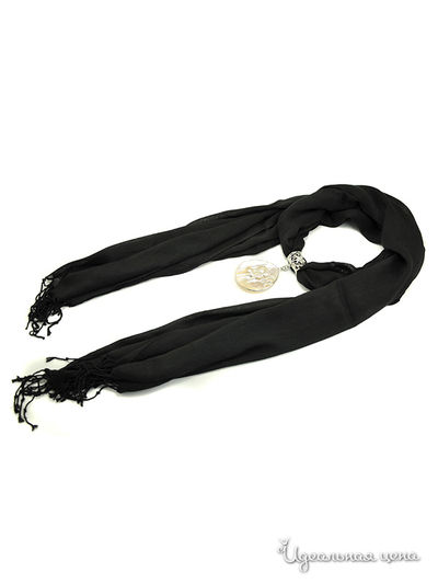Шарф Стильные штучки, цвет черный