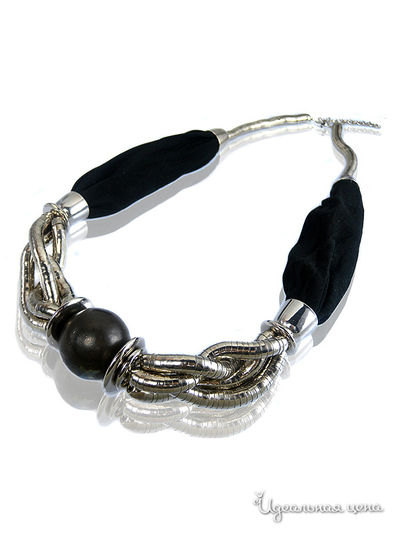 Бусы Стильные штучки, цвет черный