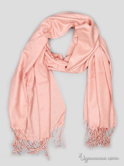 Палантин Стильные штучки, цвет светло-лососевый