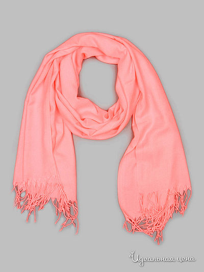 Палантин Стильные штучки, цвет ярко-розовый