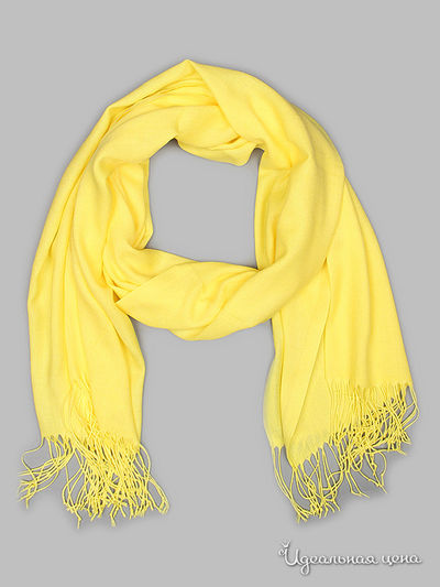 Палантин Стильные штучки, цвет лимонный