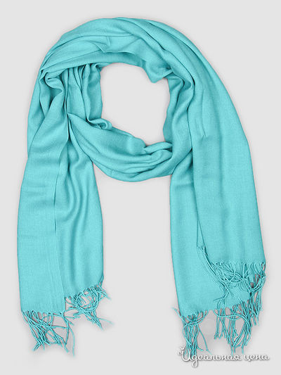 Палантин Стильные штучки, цвет темно-бирюзовый