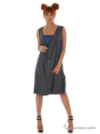 Платье Artwizard, цвет синий, серый