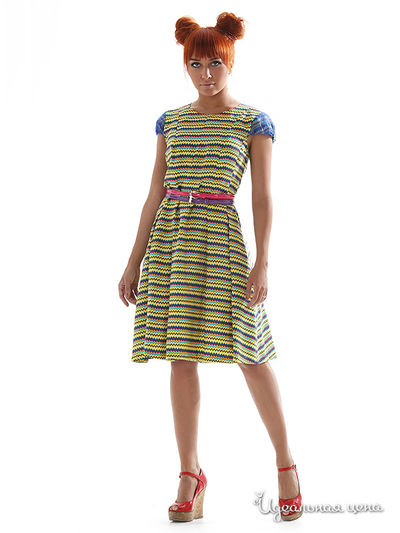 Платье Artwizard, цвет желтый, синий