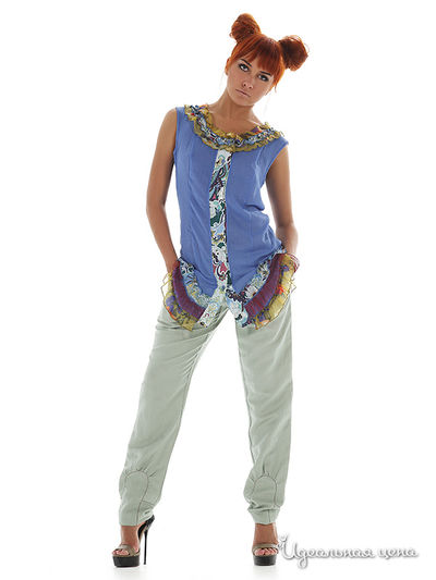 Блуза Artwizard, цвет синий