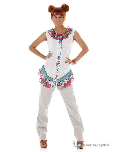 Блуза Artwizard, цвет белый