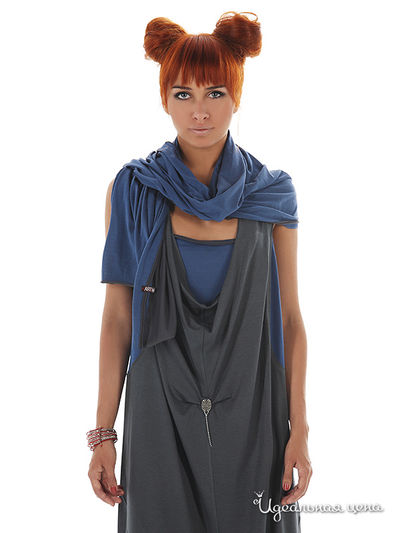 Палантин Artwizard, цвет Синий/графит