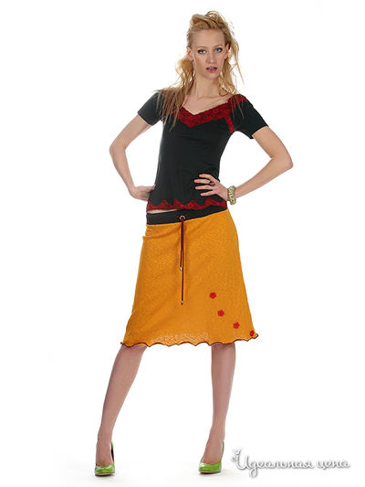 Топ Artwizard, цвет темно-зеленый, бордовый