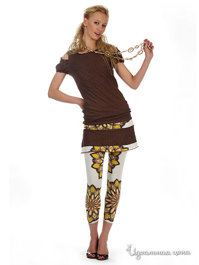 Туника Artwizard, цвет коричневый