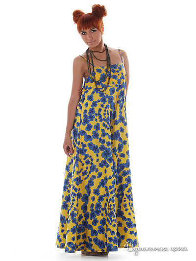 Сарафан Artwizard, цвет желтый, синий