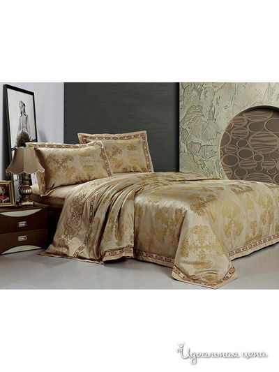 Комплект постельного белья, сатин-жаккард, евро Softline, цвет мультиколор