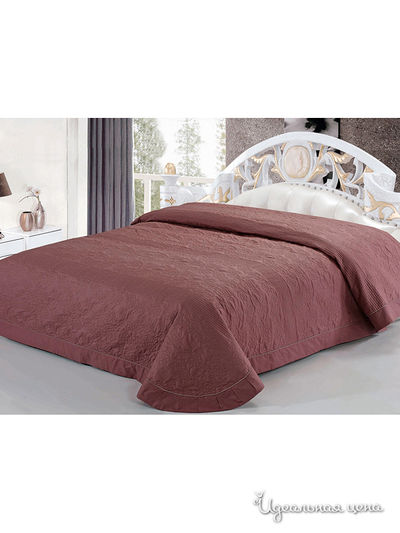 Покрывало стёганое, 240х260 Softline, цвет бордовый