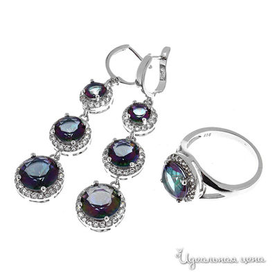 Комплект Migura, цвет серебряный,переливы фиолетового и зеленого