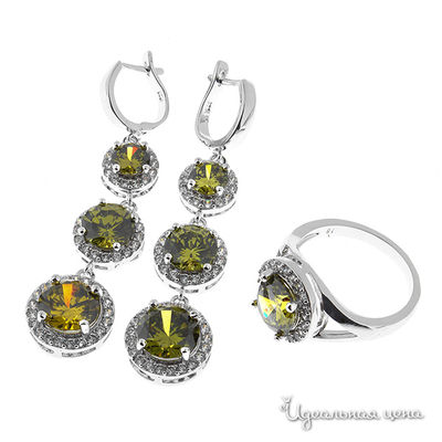 Комплект Migura, цвет серебряный,салатовый