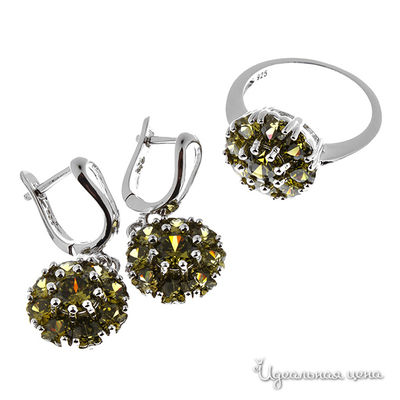 Комплект Migura, цвет серебряный,салатовый