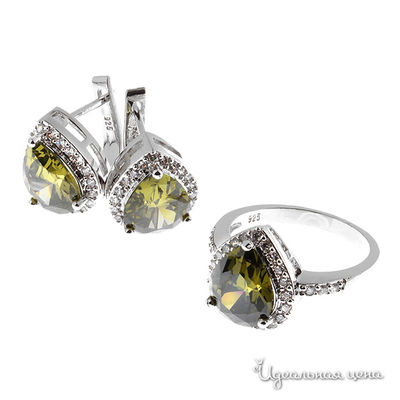 Комплект Migura, цвет серебряный,салатовый