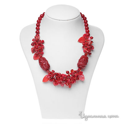 Бусы Migura, цвет красный