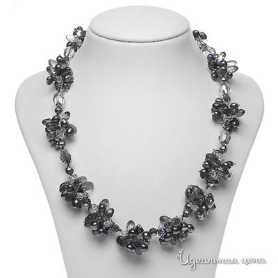 Бусы Migura, цвет серый