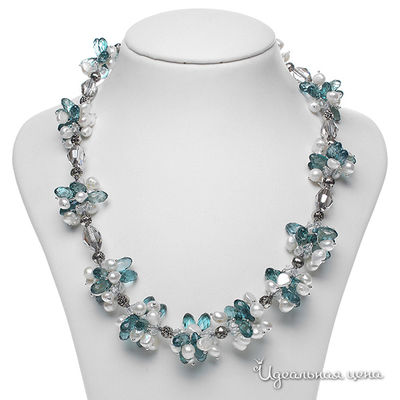 Бусы Migura, цвет зеленый, белый