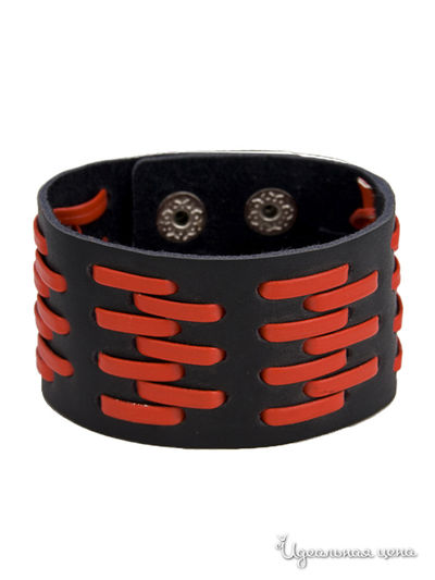 Браслет Ice & High, цвет черный, красный