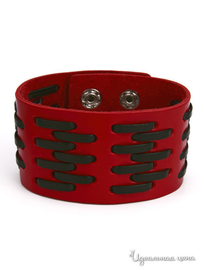 Браслет Ice & High, цвет красный, коричневый