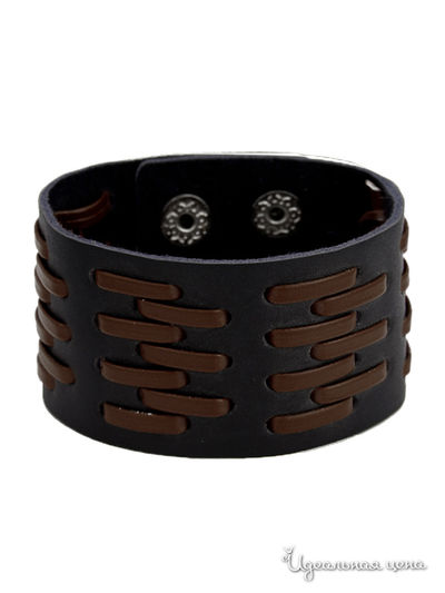 Браслет Ice & High, цвет черный, коричневый