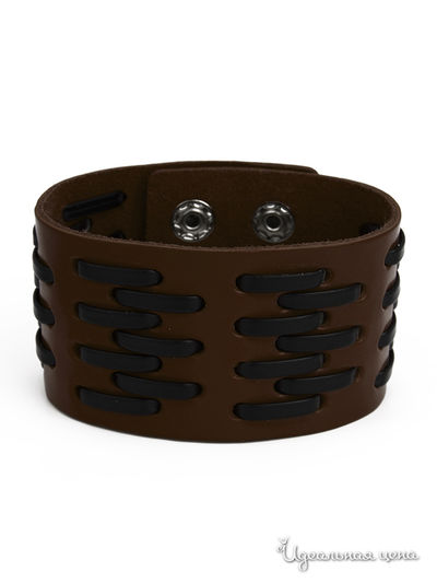 Браслет Ice & High, цвет коричневый, черный