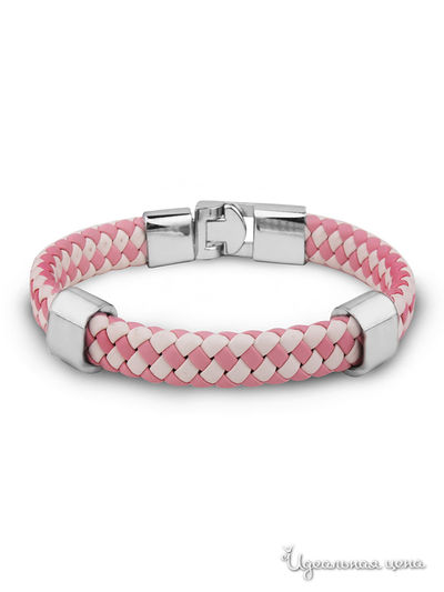 Браслет Ice & High, цвет белый, розовый