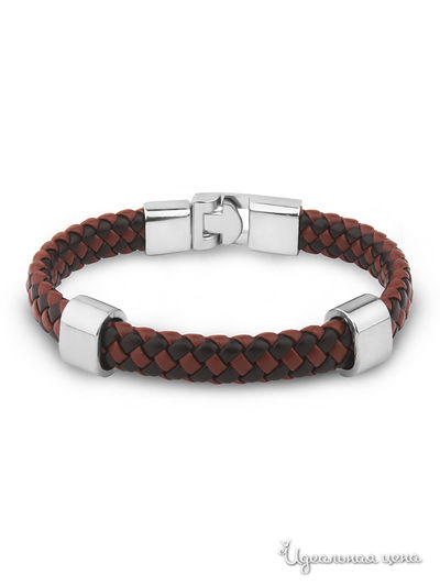 Браслет Ice & High, цвет коричневый, черный