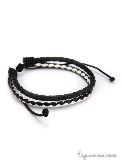 Браслет Ice & High, цвет черный, белый