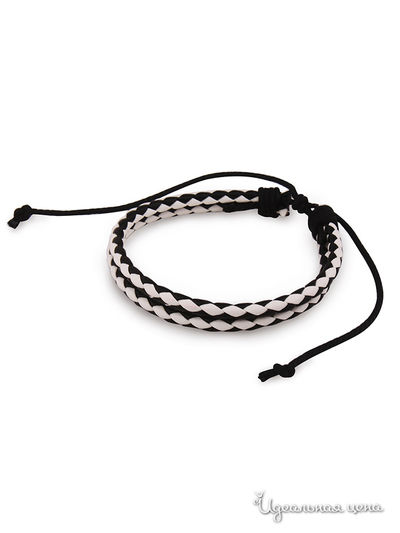Браслет Ice & High, цвет черный, белый