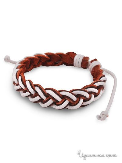 Браслет Ice & High, цвет белый, коричневый