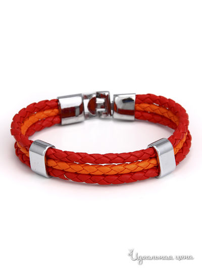Браслет Ice & High, цвет красный, оранжевый