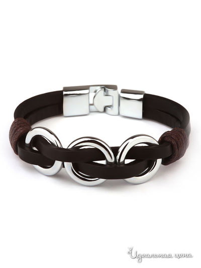 Браслет Ice & High, цвет черный, коричневый