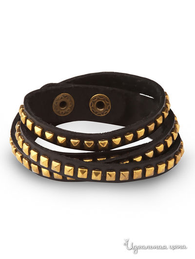 Браслет Ice & High, цвет черный, золотой