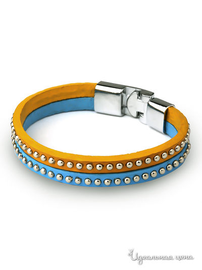 Браслет Ice & High, цвет желтый, синий