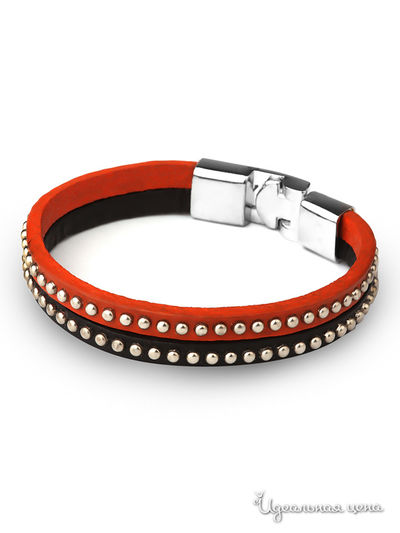 Браслет Ice & High, цвет черный, оранжевый