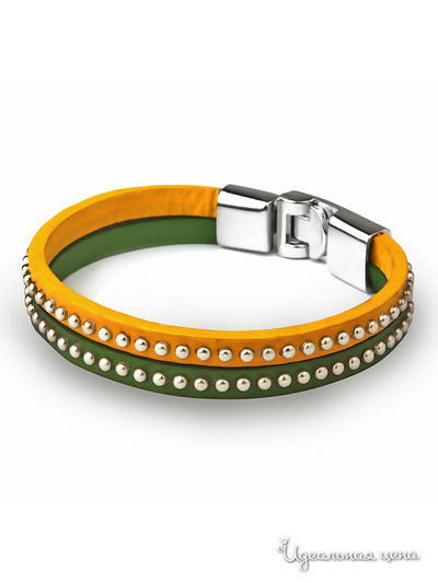 Браслет Ice & High, цвет зеленый, желтый