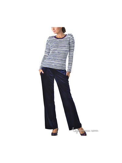 Толстовка Charmante, цвет синяя, белая