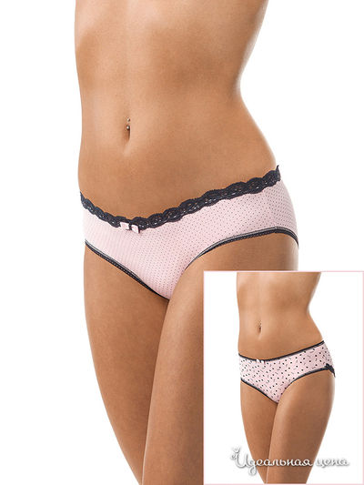Трусы-слипы 2 штуки Charmante, цвет розовые, черные