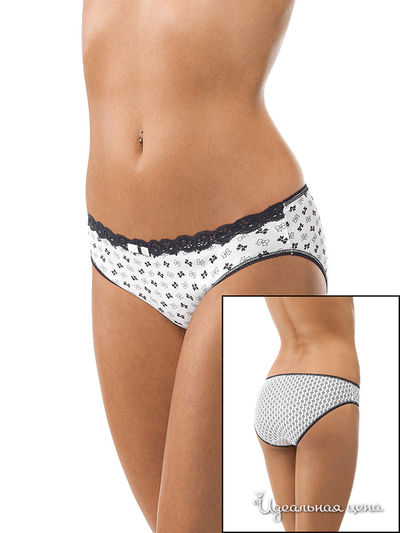 Трусы-слипы 2 штуки Charmante, цвет белые, черные