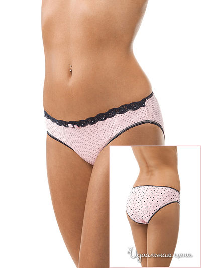 Трусы-слипы 2 штуки Charmante, цвет розовые, черные