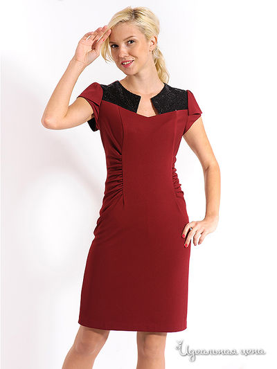Платье Lira, цвет бордовый, черный